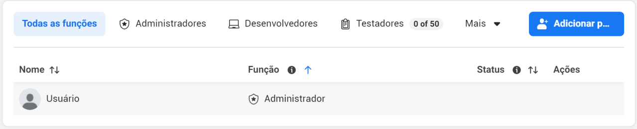 Adicionar pessoas às funções do aplicativo